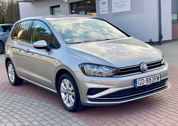 samochody osobowe Volkswagen Golf Sportsvan cena 68900 przebieg: 61400, rok produkcji 2018 z Gdańsk